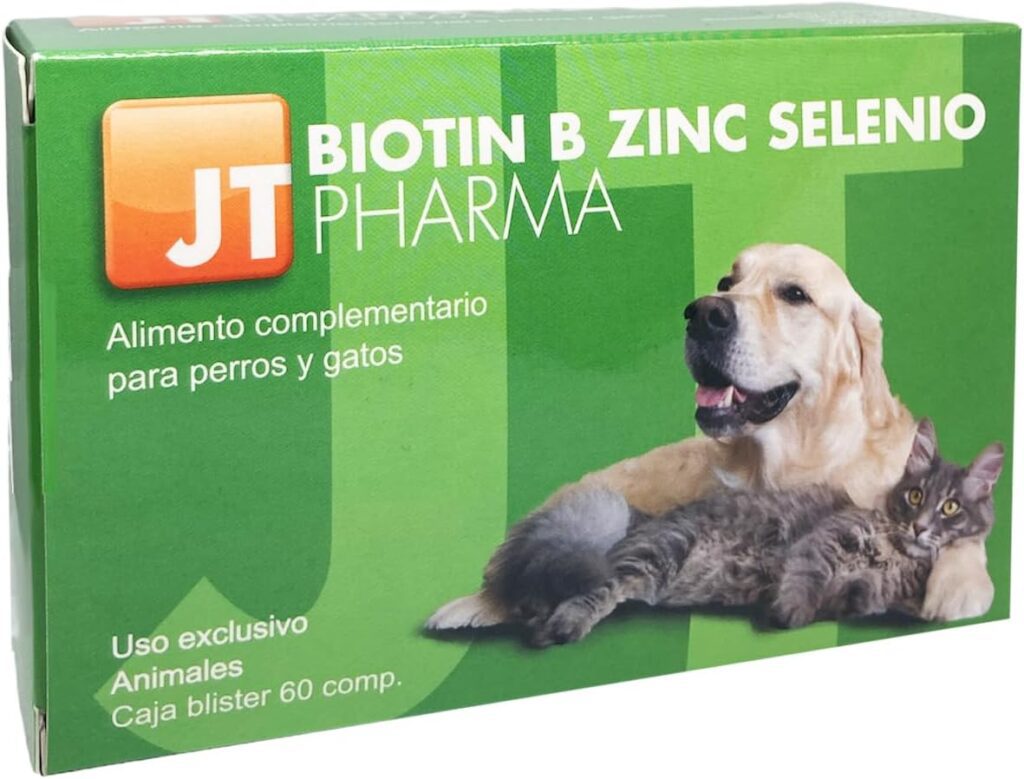 Biotina zinc selenio piel pelo perros