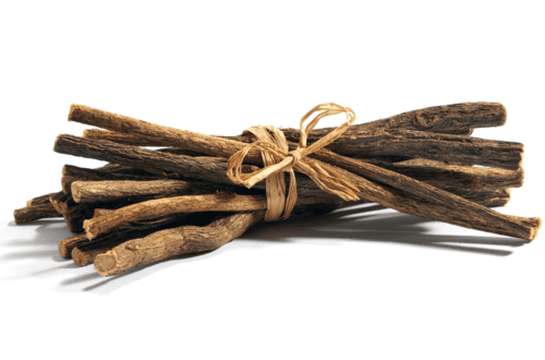 Raíces secas de regaliz (Glycyrrhiza glabra) para perros